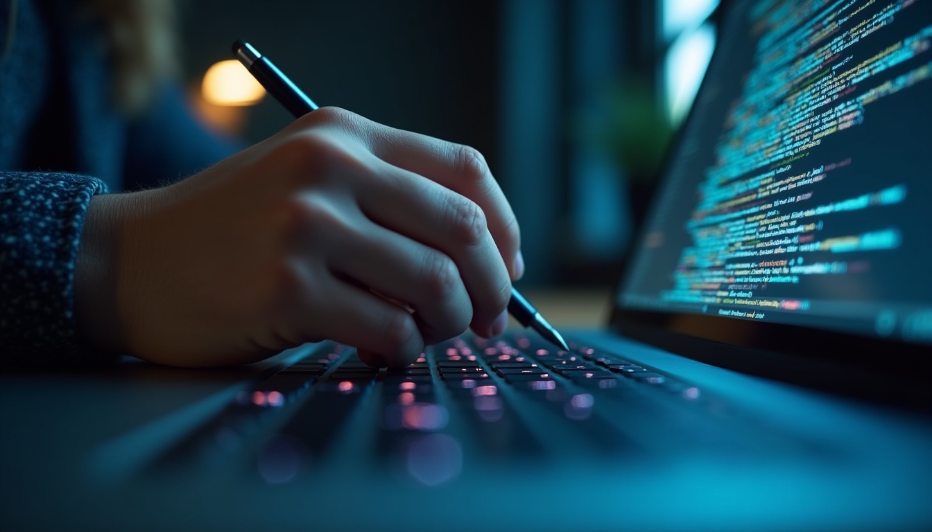 O imagine ilustrând procesul de creare site web, de la idee la lansare, cu elemente de design și cod.