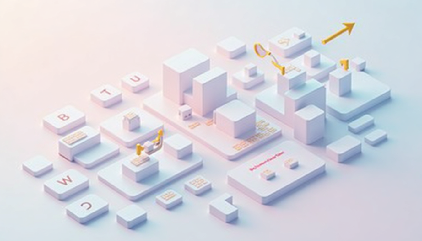 Un ghid vizual despre procesul de creare siteuri web, cu etape cheie evidențiate.