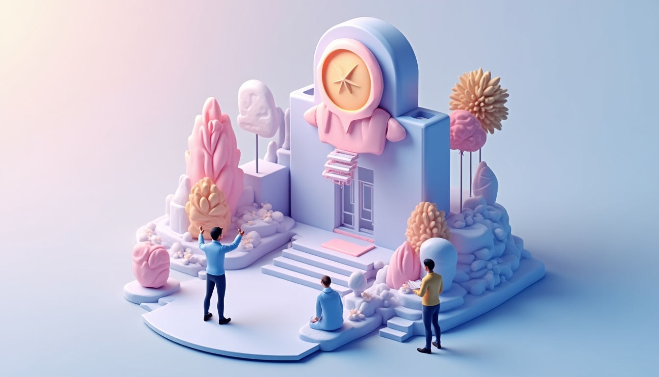 Ilustrație schematică a procesului de crearea unui site web, incluzând planning, design, dezvoltare și lansare.